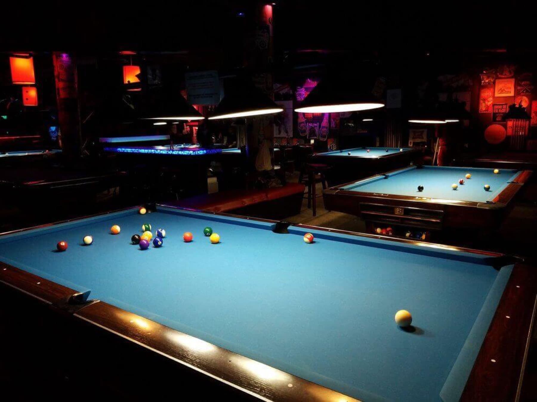 Space Billiards pool hall and bar in Koreatown
