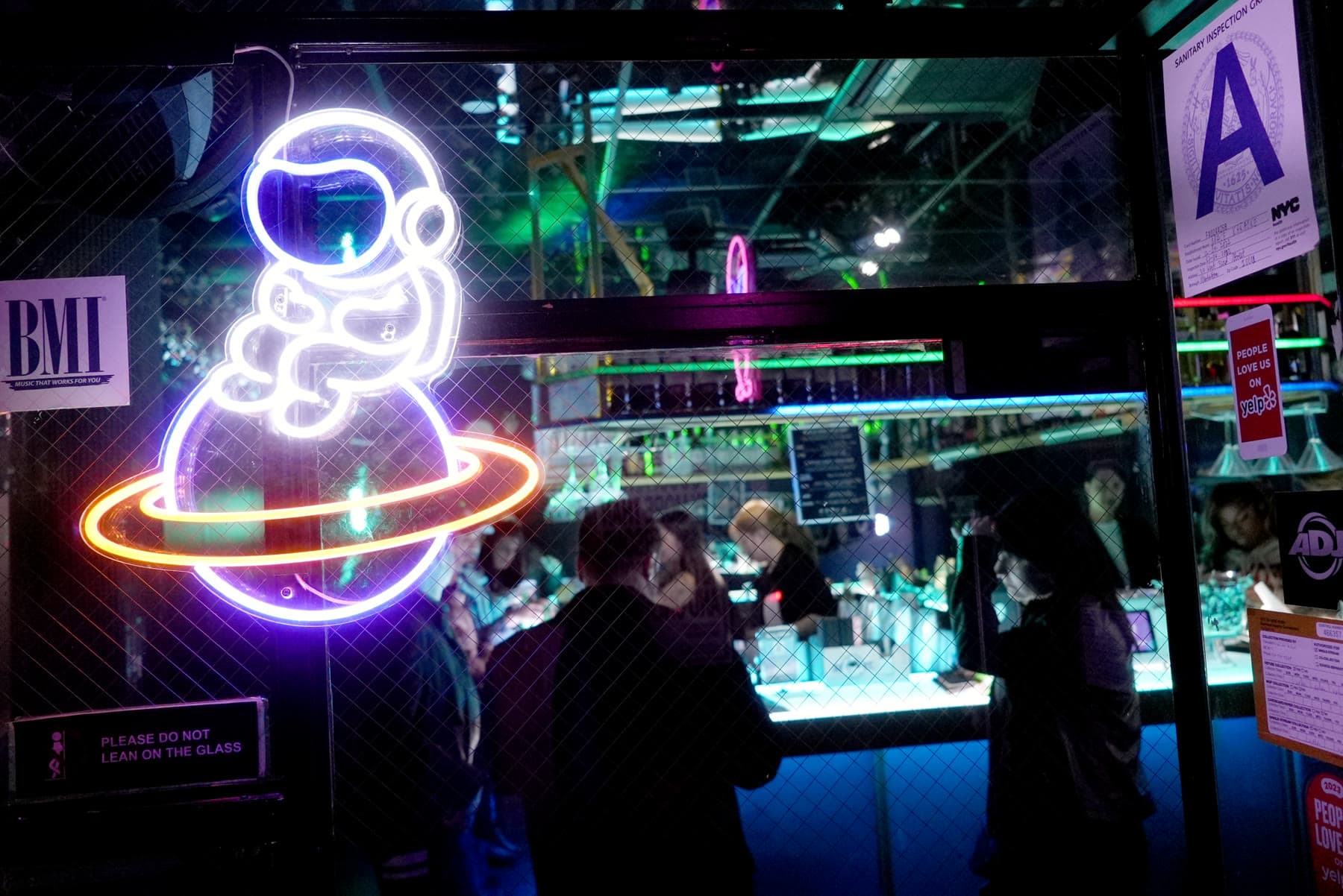 Space Karaoke neon lounge and private-room atmosphere
